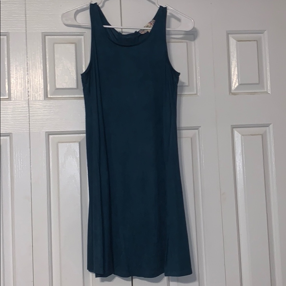 Velvet Turquiose Dress